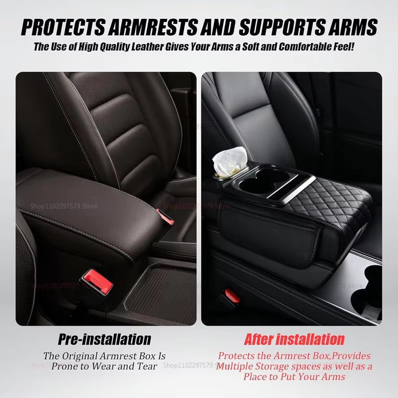 Car Armrest Storage Box