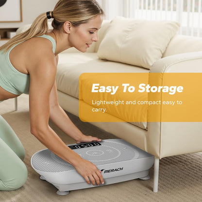 Merach Slim Vibration Plate Exercise Machine