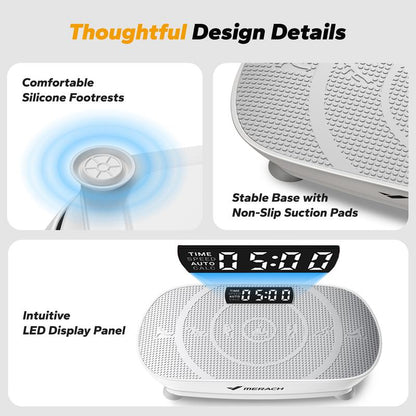 Merach Slim Vibration Plate Exercise Machine