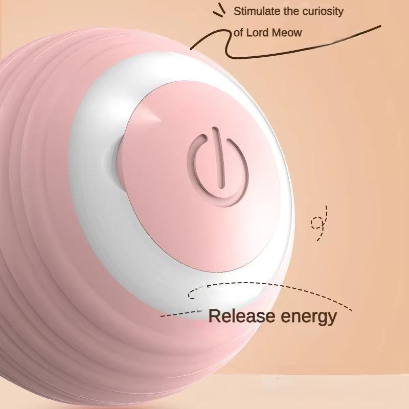 Kitten Chasing Toys Vibration 360° Automatic Rotating Ball Laser Pointer Cats Tree USB Charging Toys for Bathroom Supplies Pet