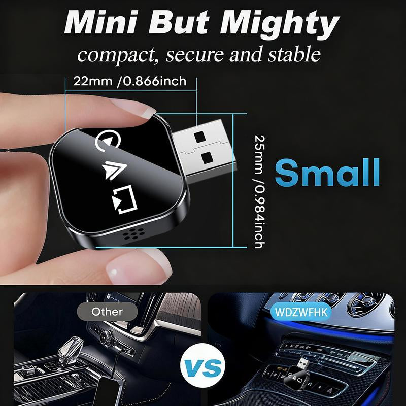 2026 Wireless Carplay Adapter for Iphone/Android 