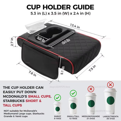 Car Armrest Storage Box